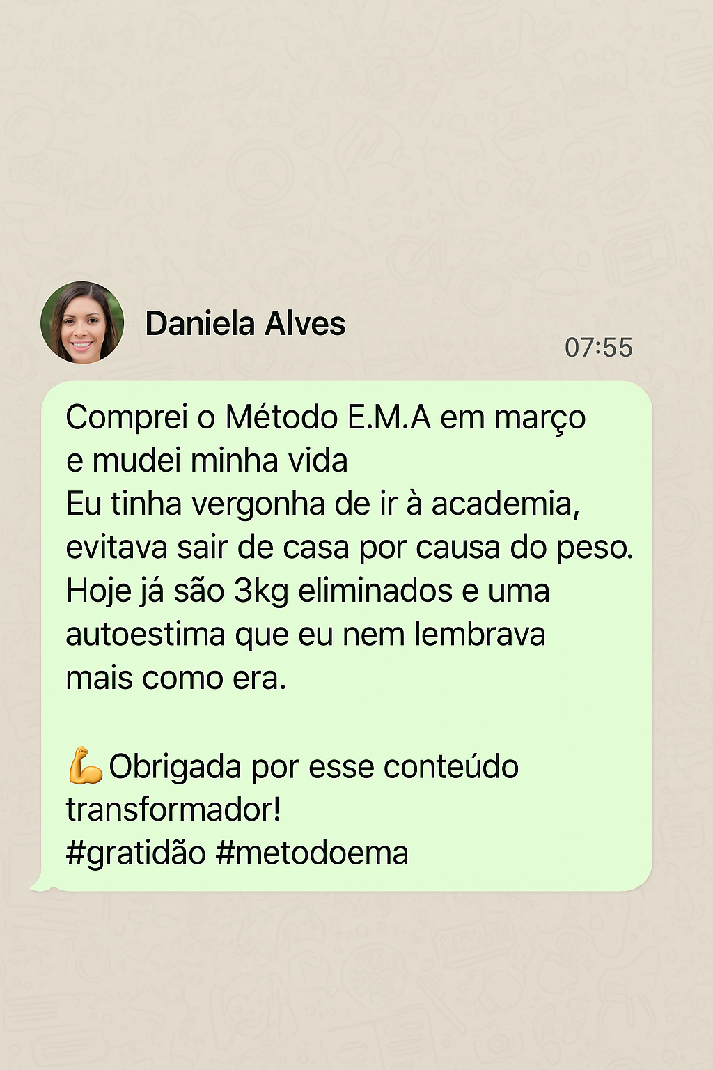 Depoimento Daniela